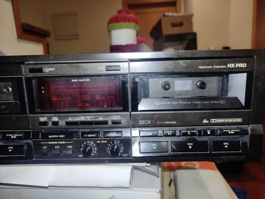 Technics RS 555 HX PRO Leitor/gravador cassetes