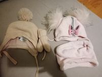Czapki zimowe na polarkui rozm 68/74 H&M
