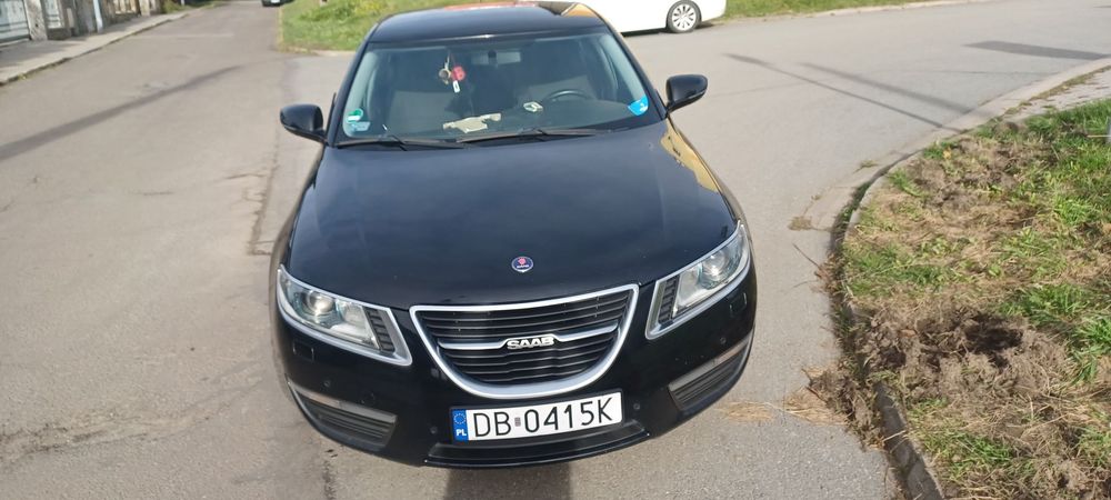Saab 9-5 CZARNY 2.0tid4 160KM automat ele alu climatr rm+cd temp STYLOWY POJAZD