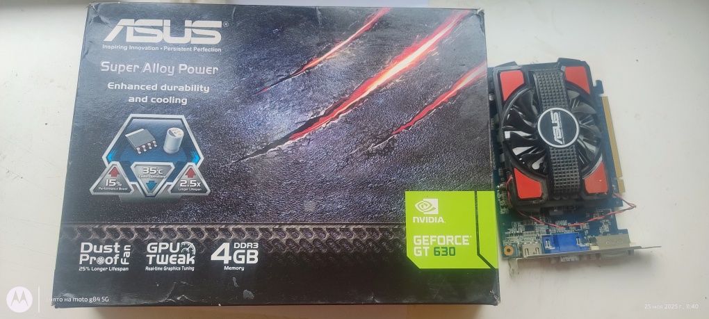 Asus GeForce GT 630 4GB DDR3 128bit VGA/DVI/HDMI (GT630-4GD3)