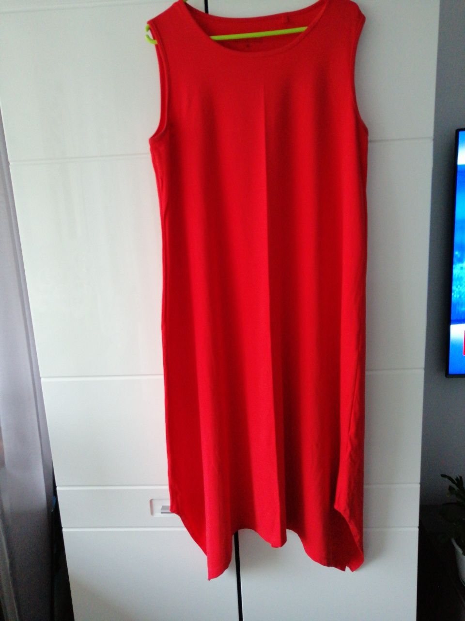Czerwona sukienka r. Xl