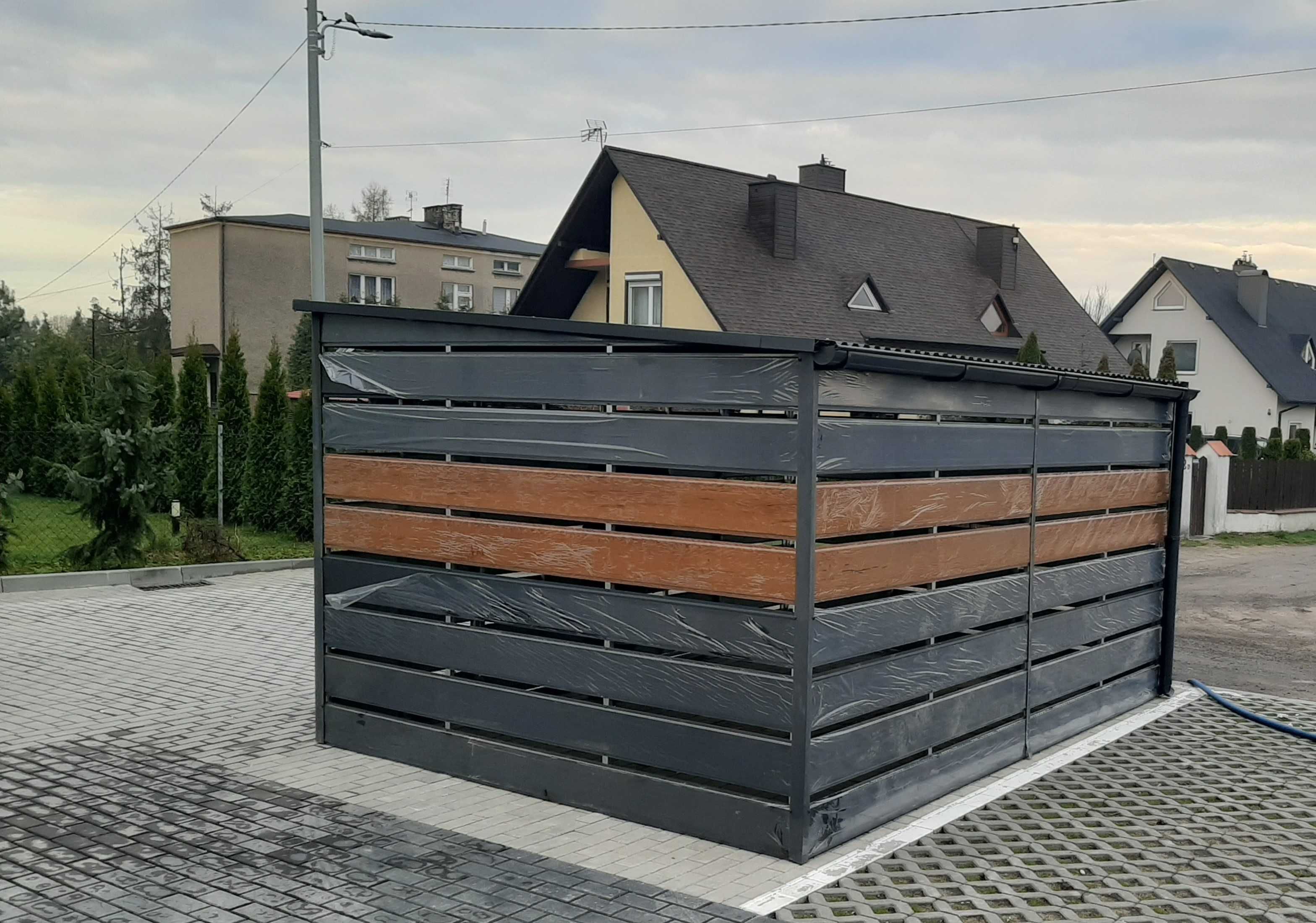 Wiata śmietnikowa 4x3