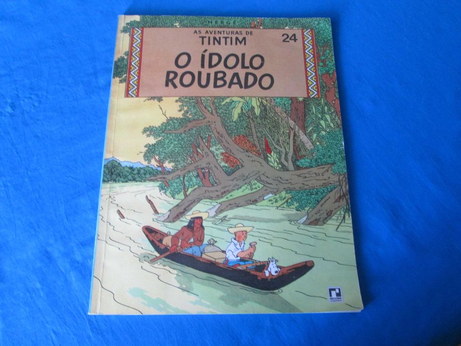 Livro Tintin - edição vintage