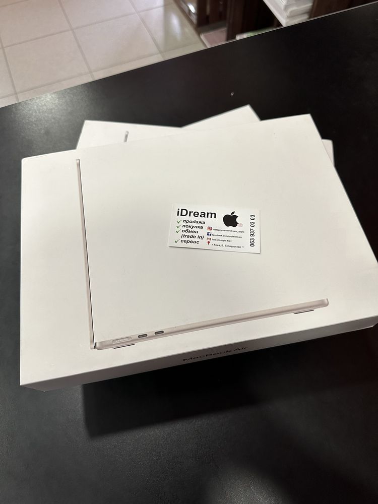 Apple MacBook Air 13.6 M3 256Gb Starlight MRXT3 НОВІ! ГАРАНТІЯ