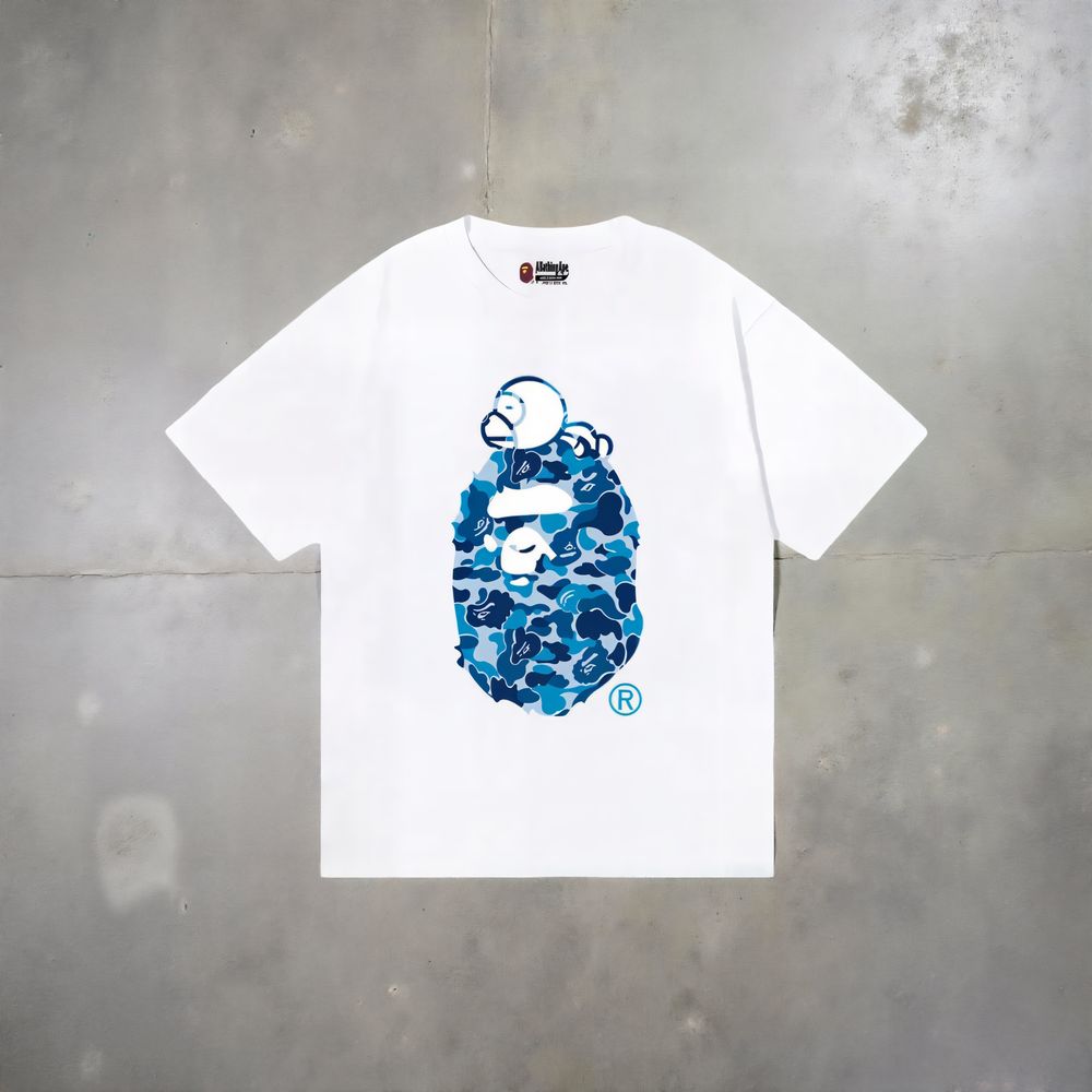 Мужская футболка  BAPE A Bathing APE  Baby Milo унисекс Бейп New Model
