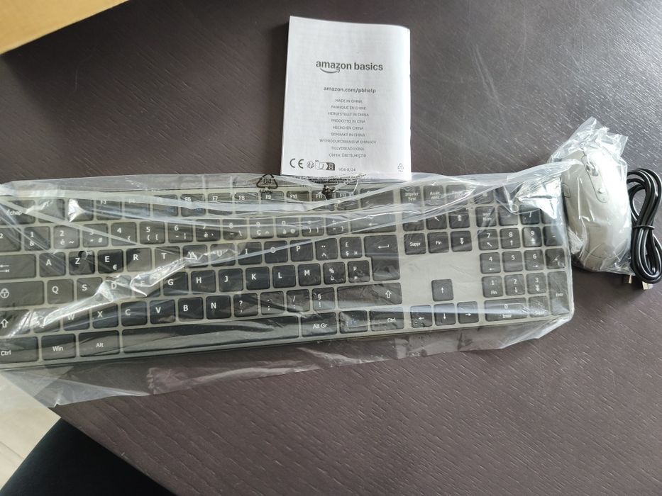 AMAZON basic klawiatura i mysz bezprzewodowa  2.4 USB