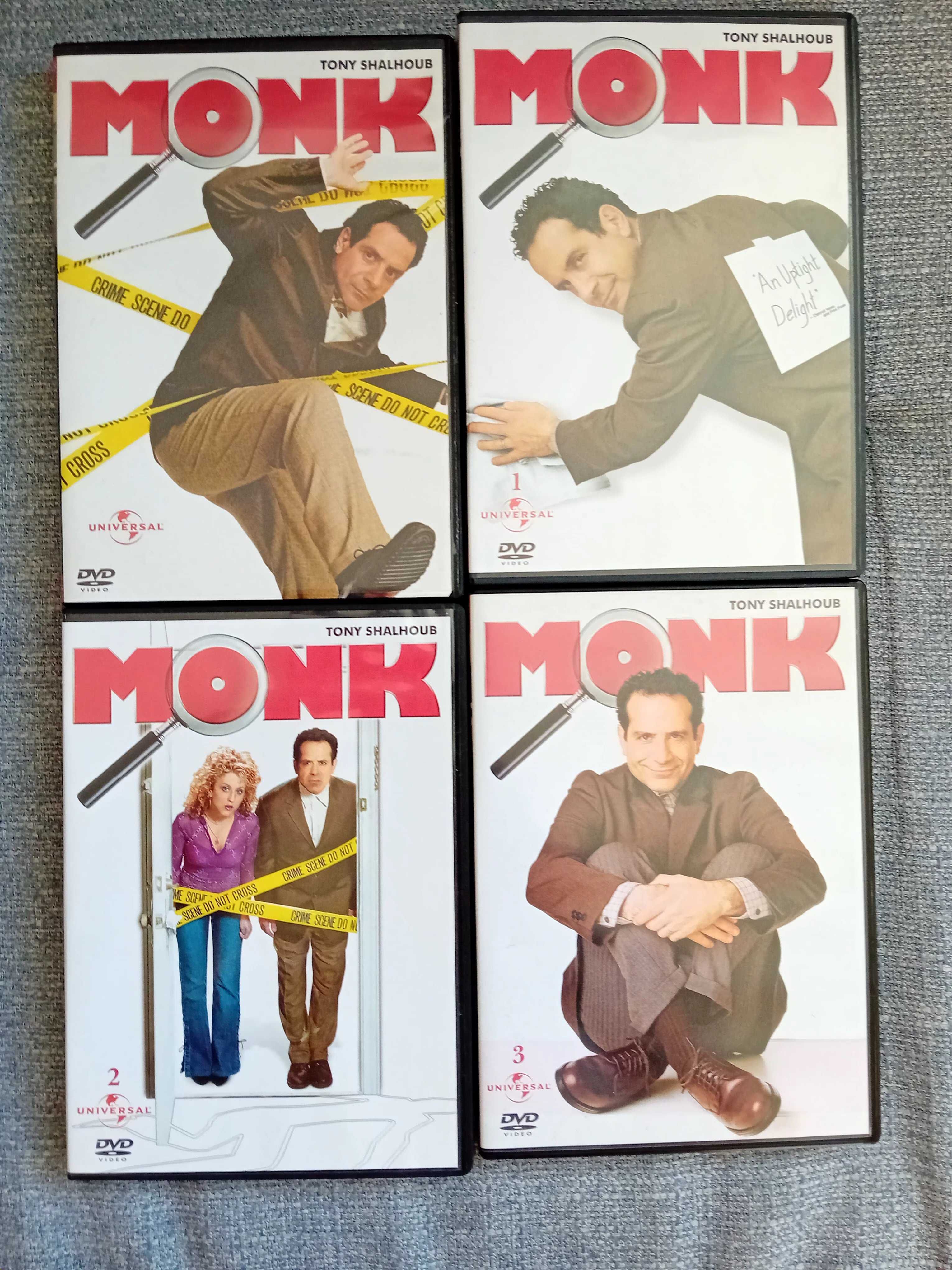 Monk (pilot + odc. 1 -3)  DVD Lektor/napisy: PL lub CZ
