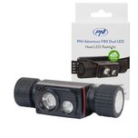 Latarka czołowa PNI Adventure F80 Dual LED, 1000 lm, 6W, 2200mAh, IP68