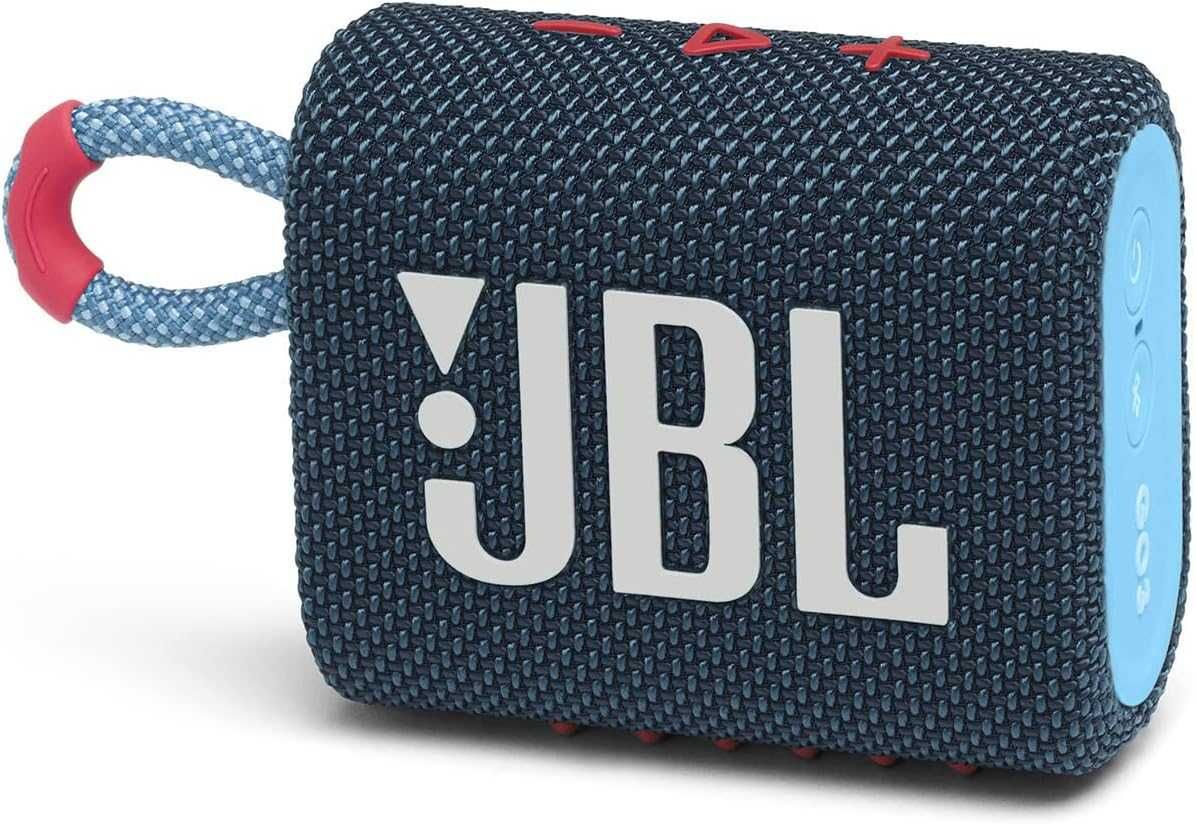 Портативна акустика JBL Go 3 Blue/pink (Оригінал!)