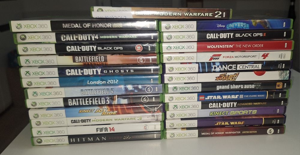 Konsola Xbox 360 kinect+25 gier