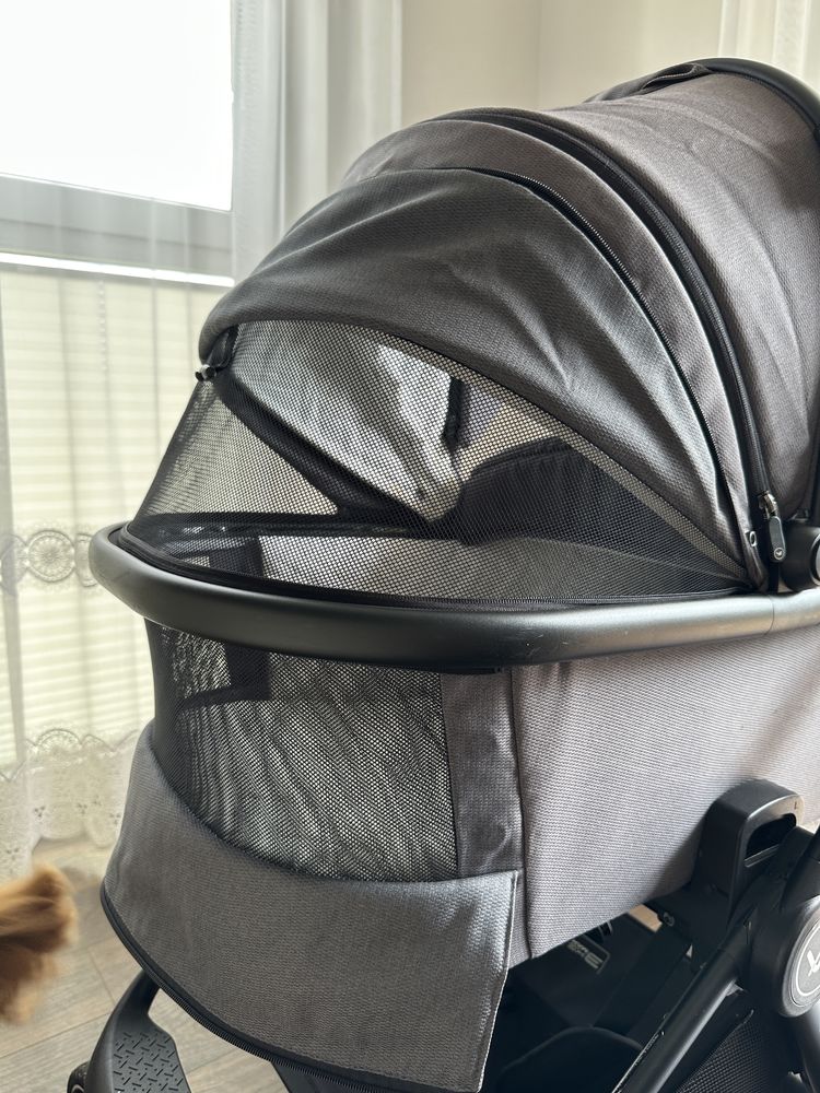 Wózek muuvo 3.0 quick XL 3w1 grafitowy fotelik cybex z bazą