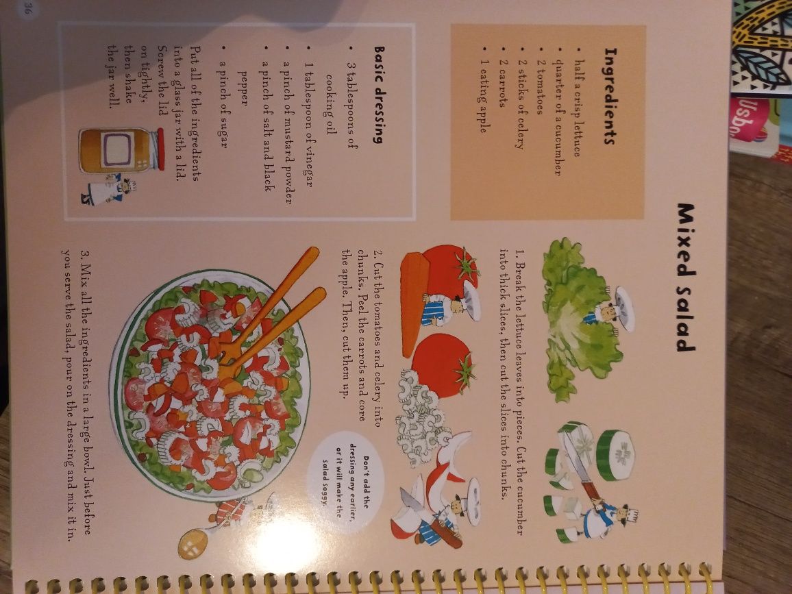 Usborne first cookbook Książka kucharska dla dzieci po angielsku