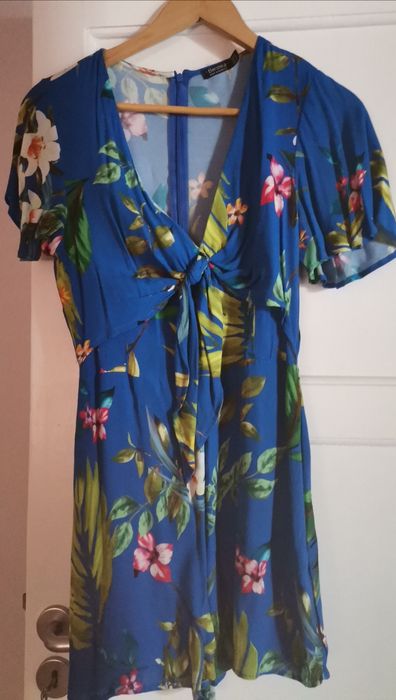Macacão bershka azul