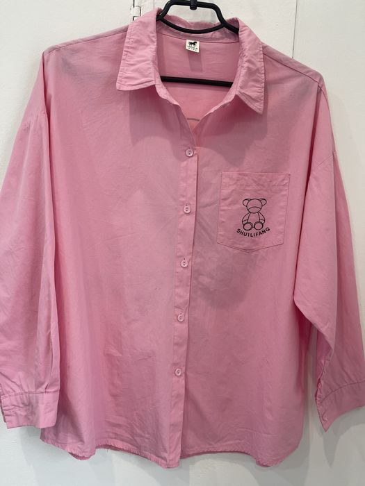 Рубашка котон розовая