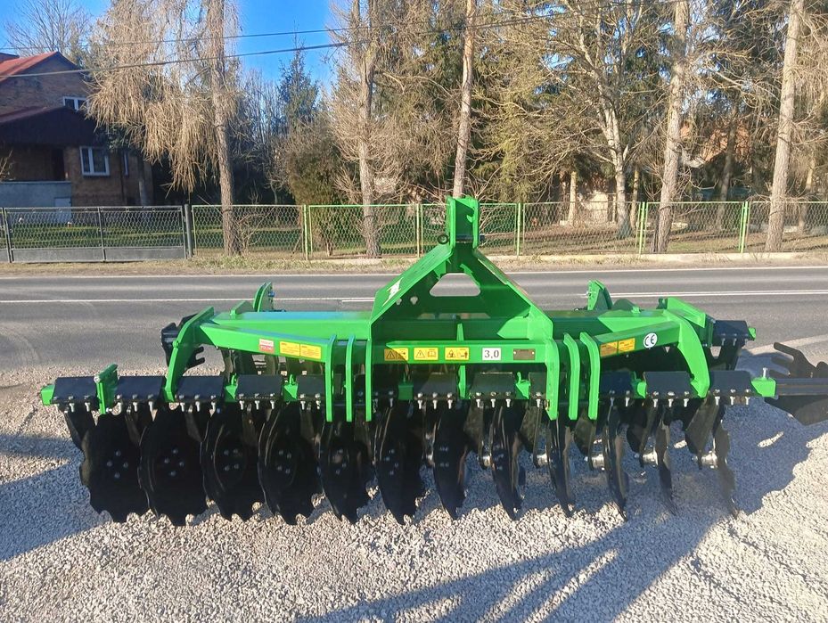 Brona talerzowa 2,5/2,7/3m TALERZÓWKA bez hydropaku daszek CIĘŻKA