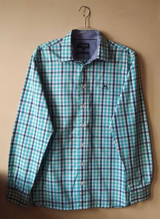 Koszula Krata Bawełna Jean Paul Vetement De Qualite France