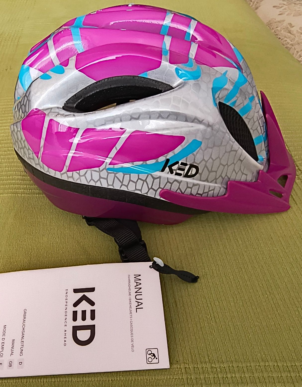 Nowy kask rowerowy KED Meggy II K-Star junior M 52-58