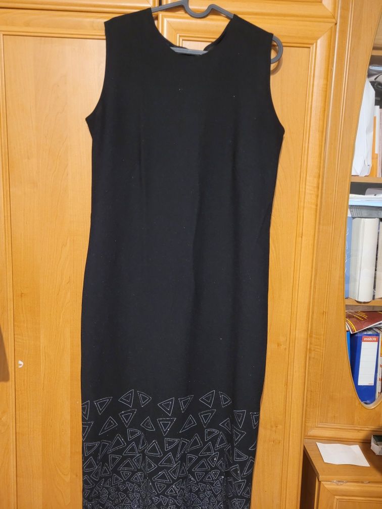 Długa sukienka sylwester  studniówka półmetek r. XL