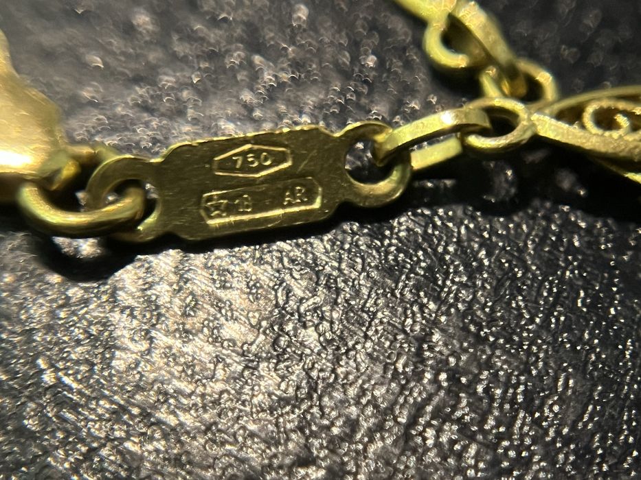 Złota bransoletka pr. 750