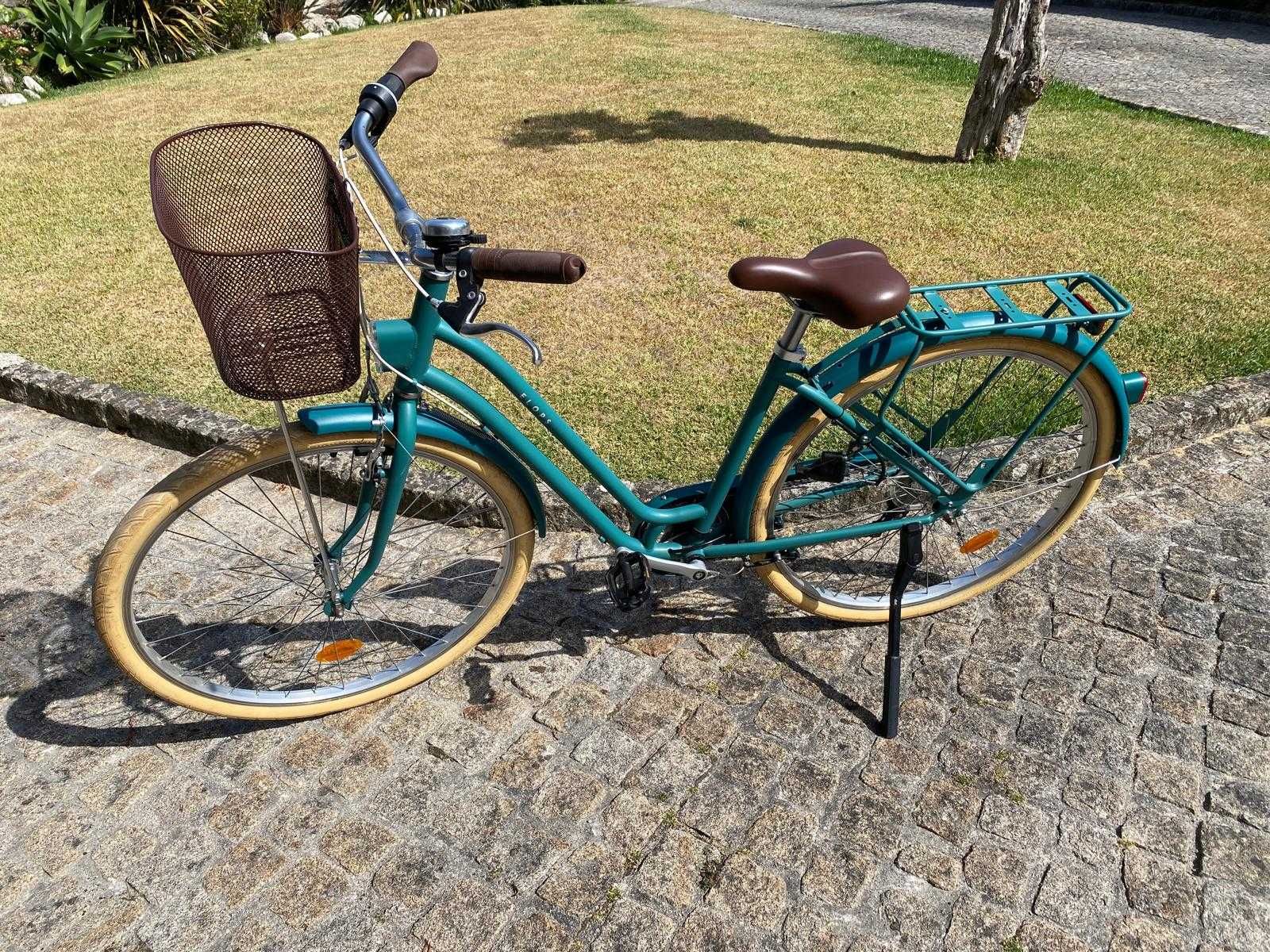 Bicicleta de Cidade Elops 520 Verde