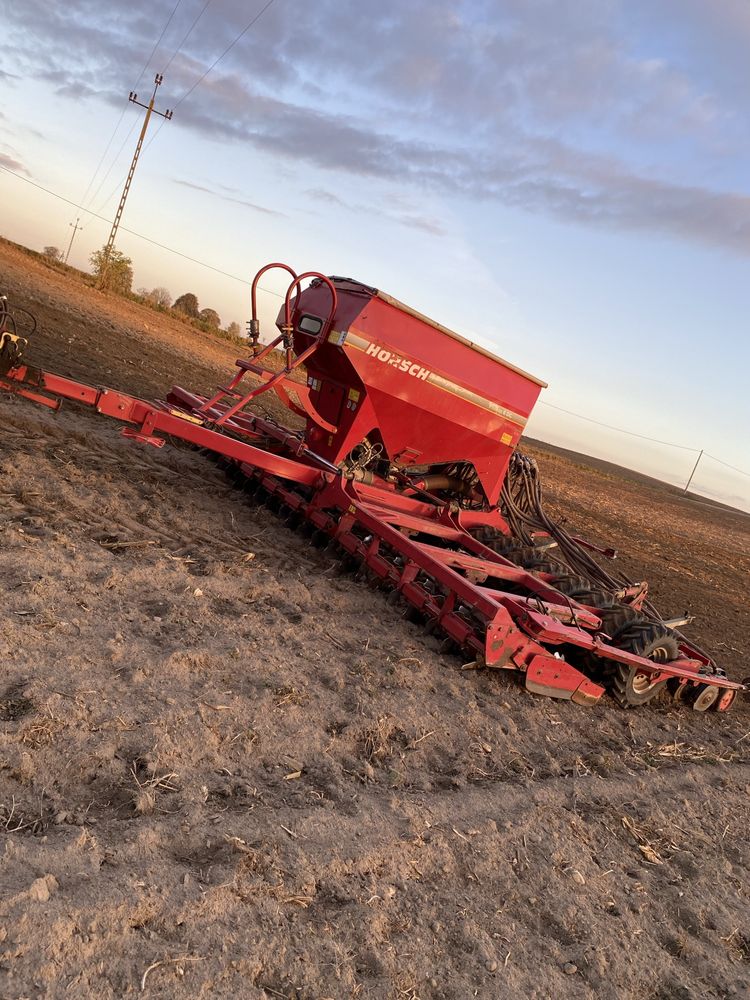 Siew zbóż rzepku horsch pronto 6dc fendt GPS, siew pasowy strip-till