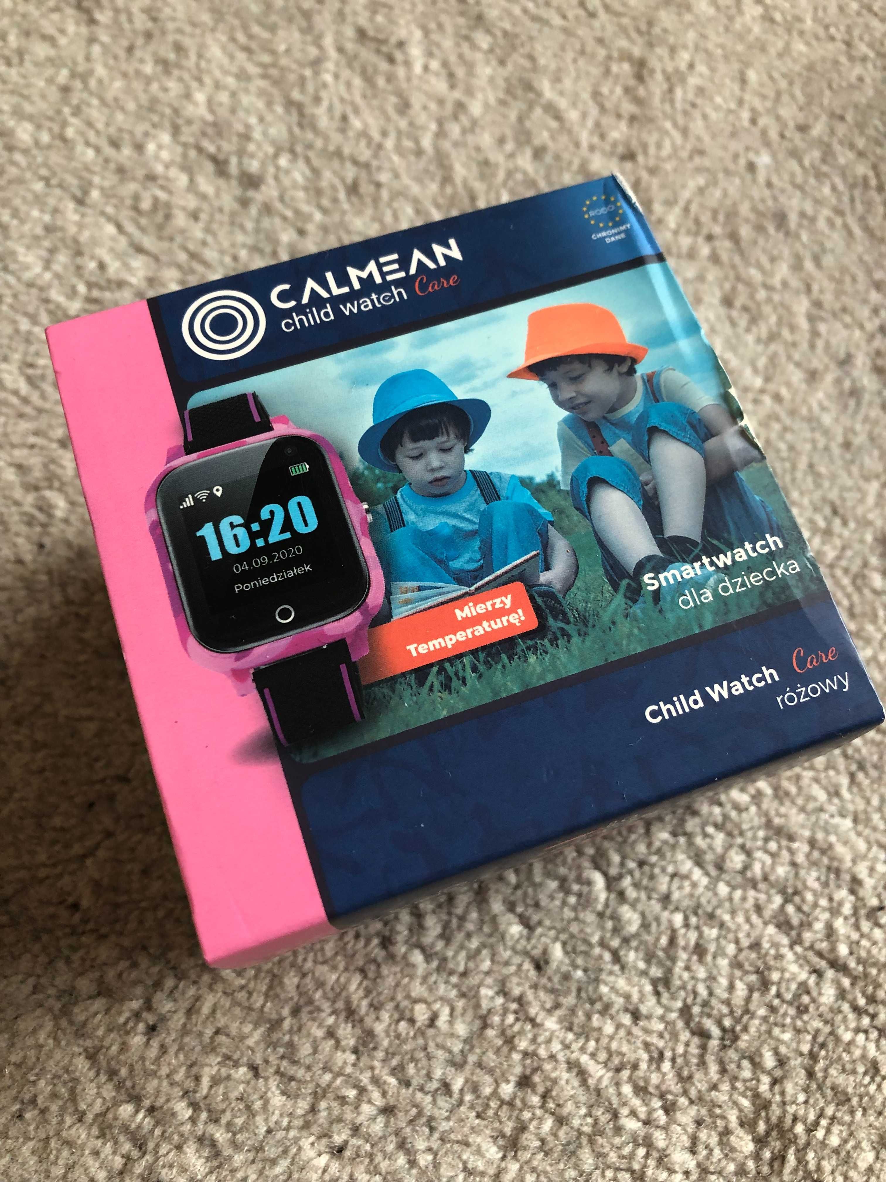 Calmean, Smartwatch, Child Watch CARE, różowy; NOWY