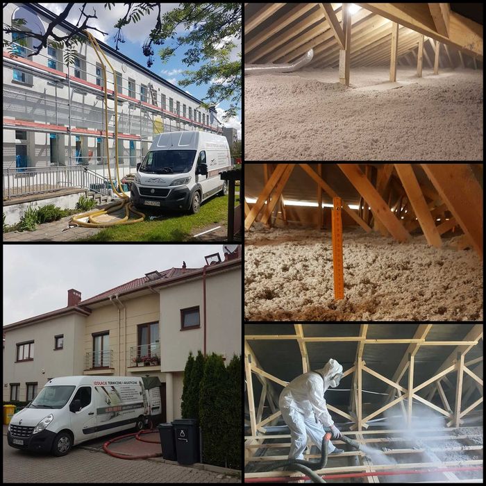 Wełna mineralna Ursa Pure Floc wdmuchiwana Celuloza Czyste powietrze