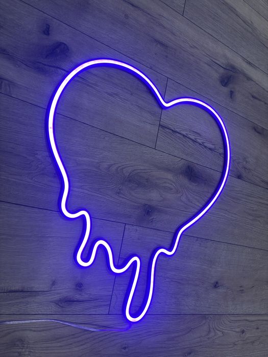 Serce neon LED energooszczedny