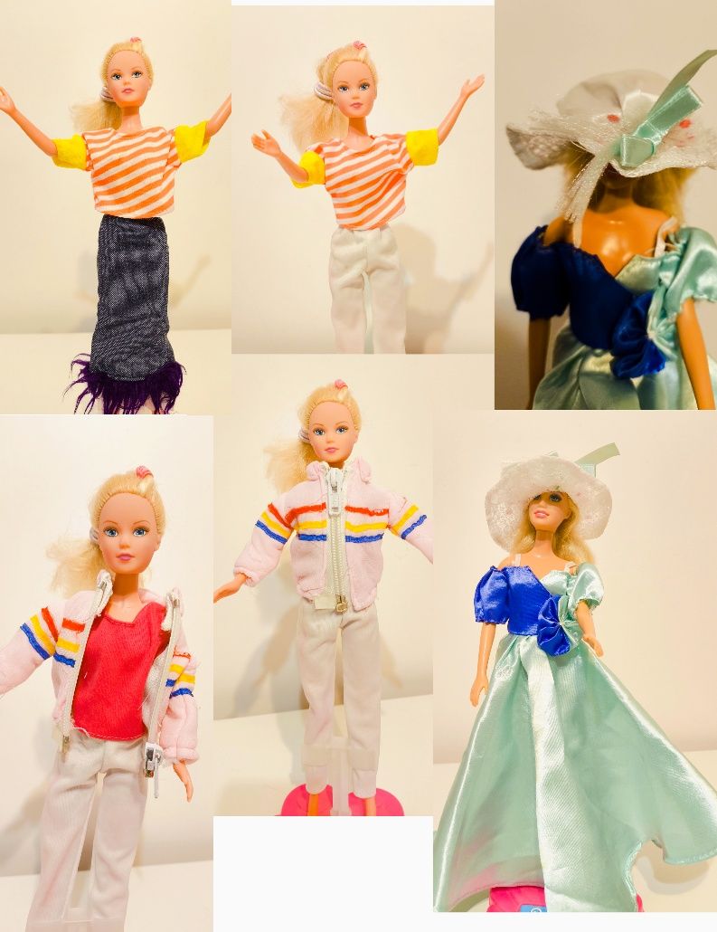 Lalki barbie zestaw akcesoriów i lalek