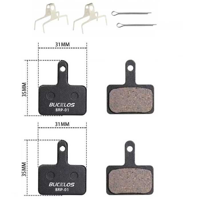 4x Klocki hamulcowe KuKirin G2 Master / G3 PRO / G2 / Techlife / Motus