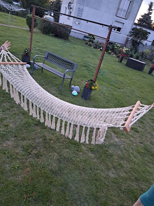 Hamak boho nowy wygodny