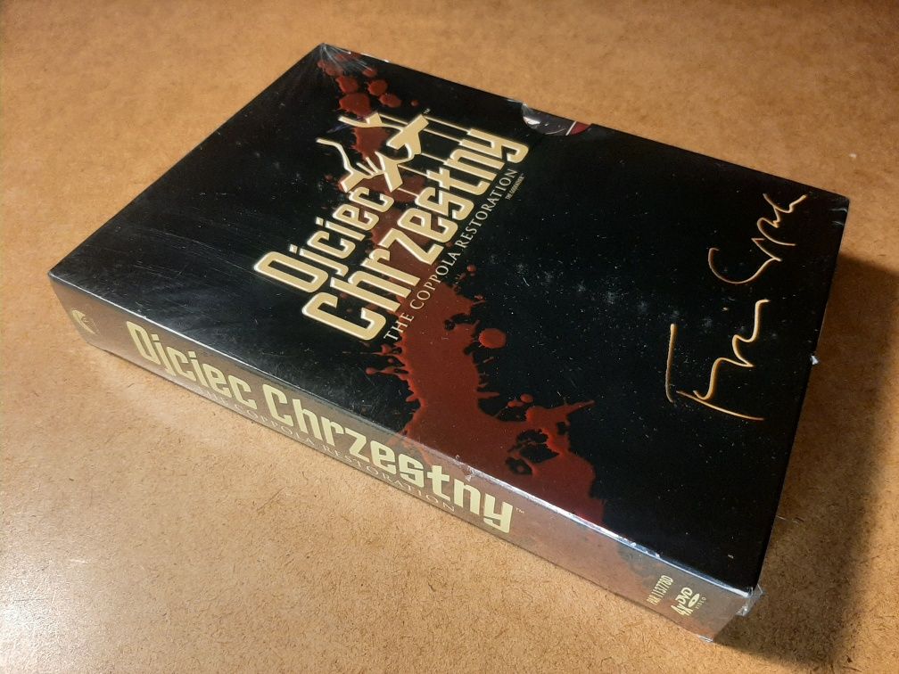 Ojciec Chrzestny Dvd zestaw 4 plyt w folii
