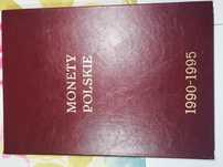 Prawie kompletny album monety polskie 1990 - 1995