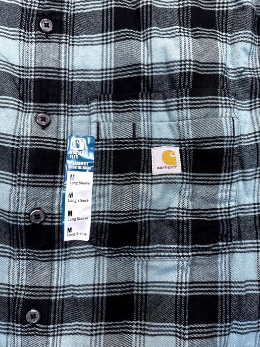 koszula carhartt flanelowa krata oryginalna klasyczna pocket M