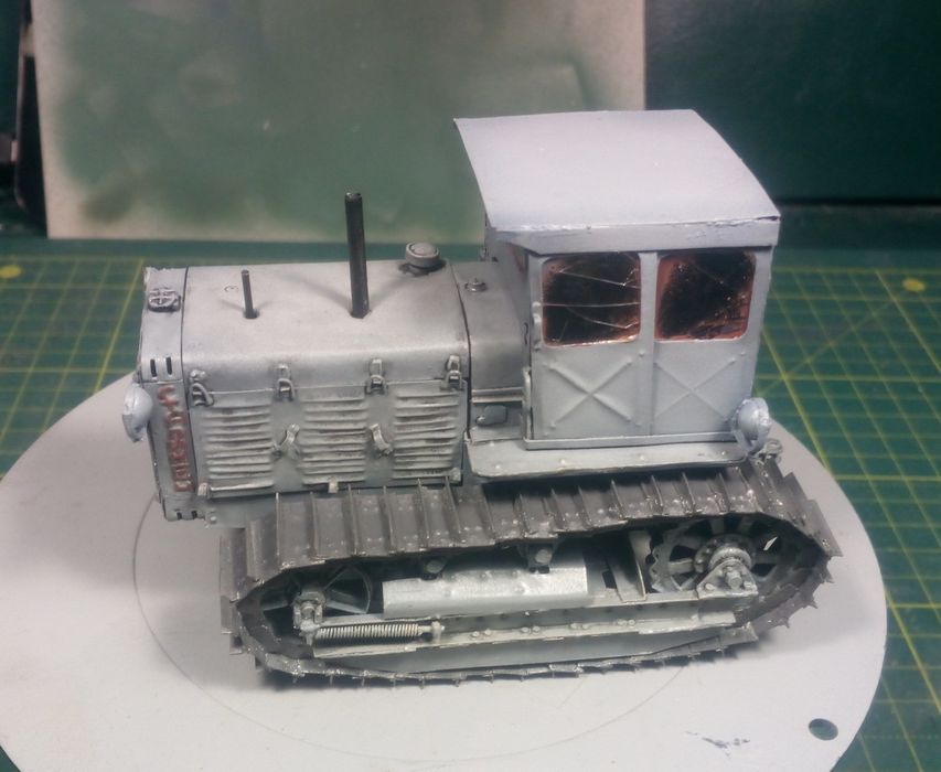 Модель трактора С-65. Масштаб 1:43. Материал металл