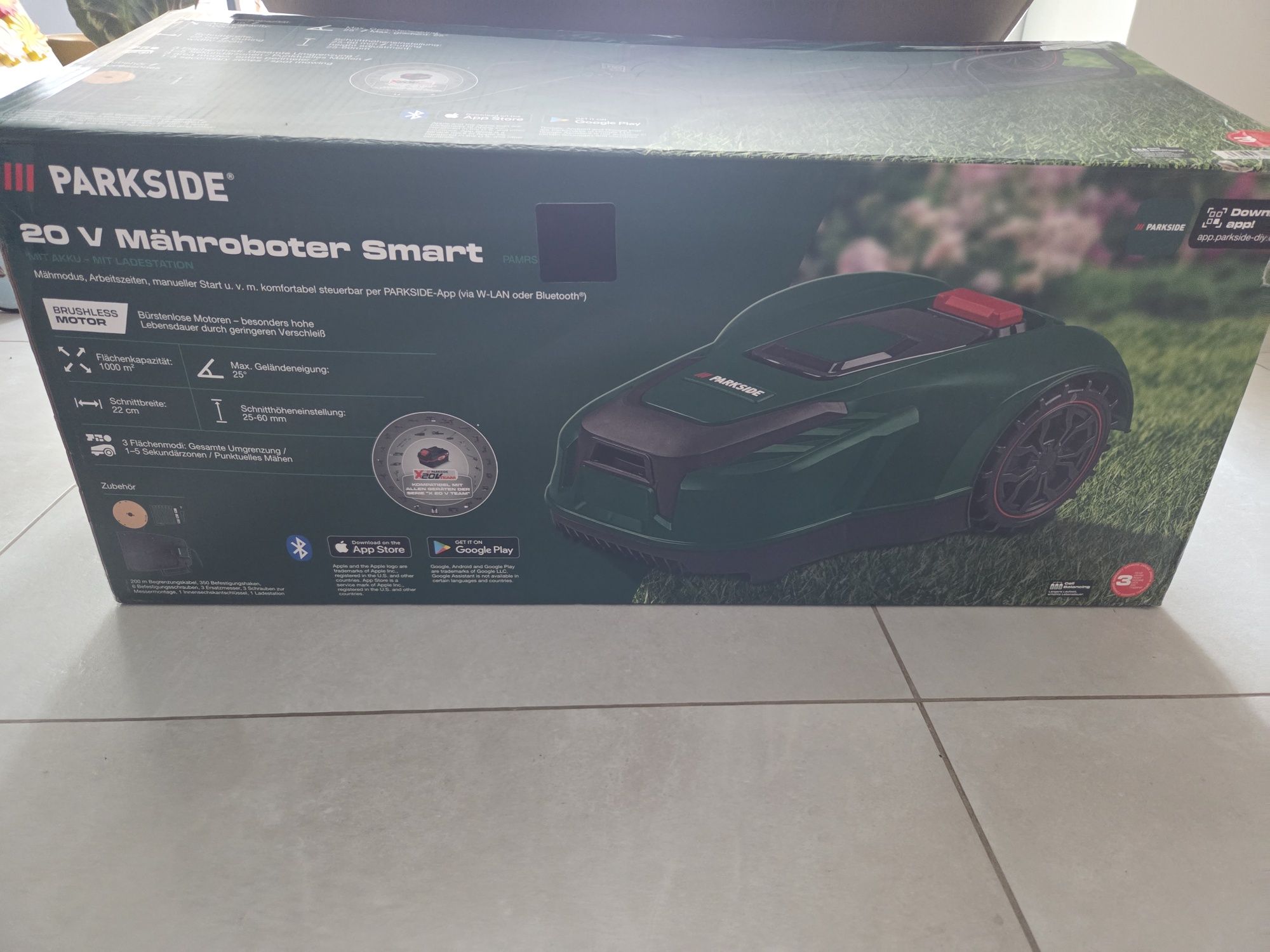 Kosiarka automatyczna Parkside robot koszący do 1000m2