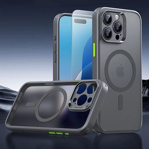 Esr Classic Pro Set Halolock Magsafe Iphone 16 Pro Frosted Grey