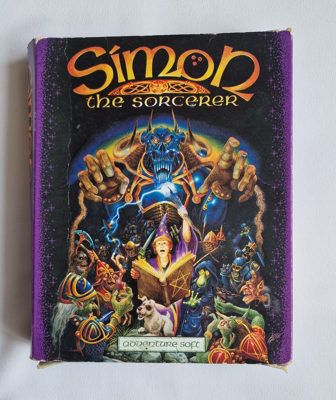 Przygodowa gra Amiga Simon the Sorcerer, oryginał box, sprawna