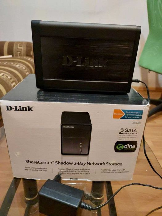Мережеве сховище NAS D-Link DNS-325 ( 4 терабайта)