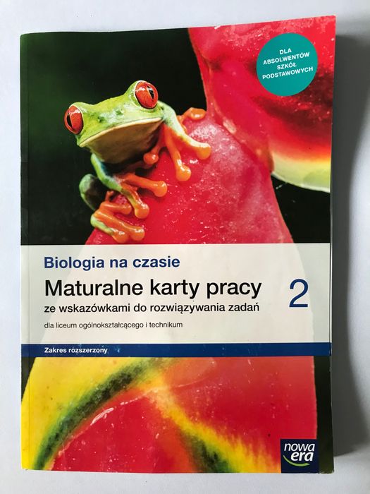 Biologia na czasie. Karty pracy maturalne 2.  Zakres rozszerzony