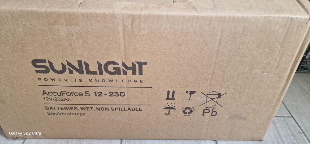 Продам новий аккумулятор  AccuForce S 12-230