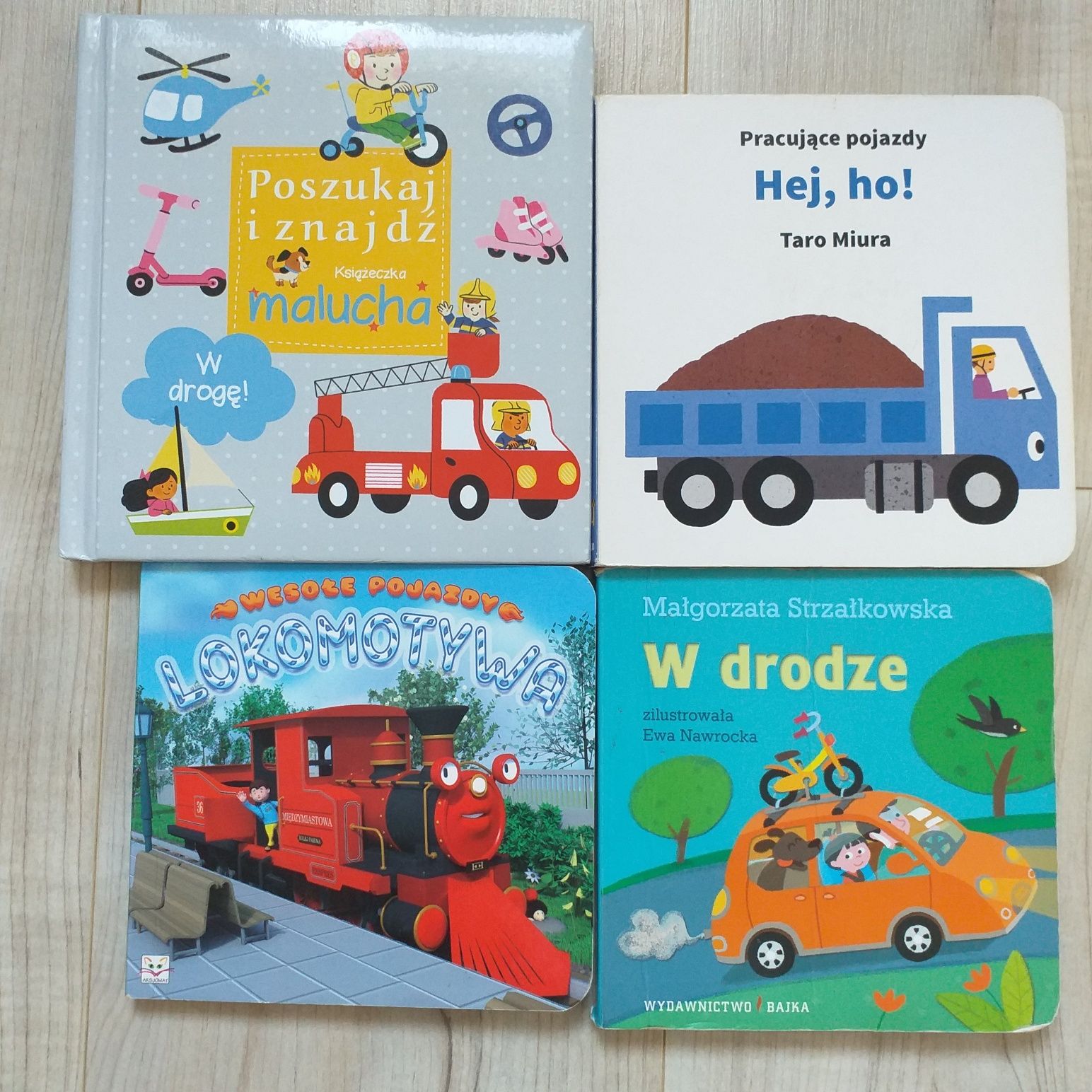 Zestaw książek dla maluszka AUTA POJAZDY