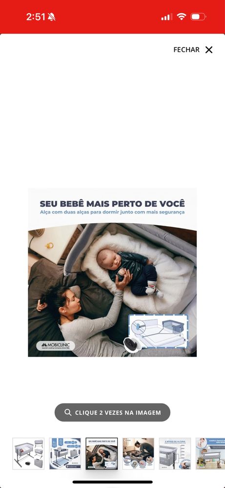 Vendo berço co-sleeping