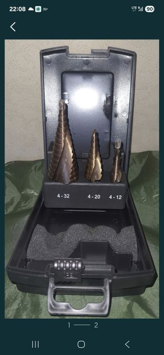 Wiertła stożkowe kobaltowe 4-32mm