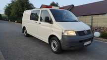 Volkswagen TRANSPORTER POLSKI SALON 1 WŁASCICIEL BEZWYPADKOWY  zabudowa szawki na narzedzia