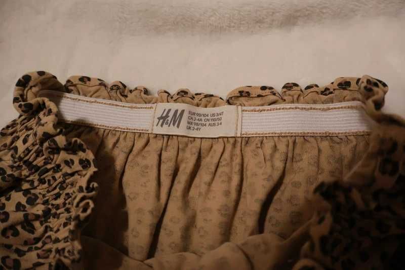 Spódnica w panterkę rozm. 98-104 H&M