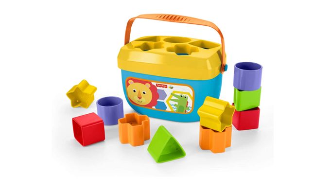 Fisher Price Brinquedo Didático blocos de construção para bebés Novo
