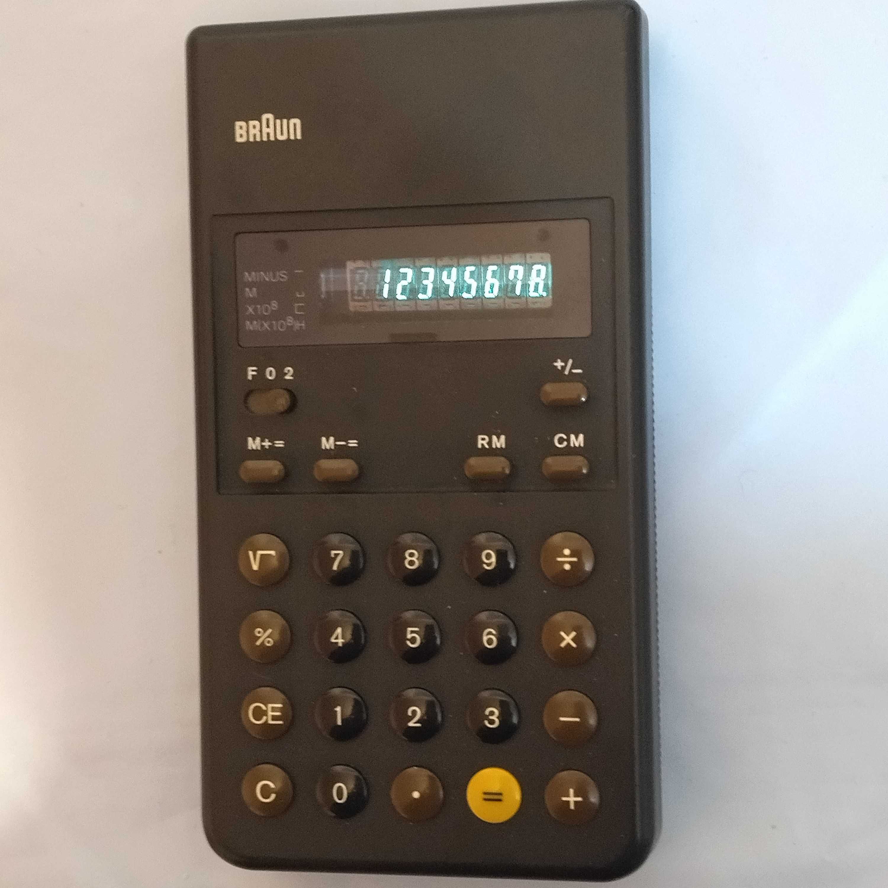 Винтажный калькулятор Braun AG 4 955 700, Япония