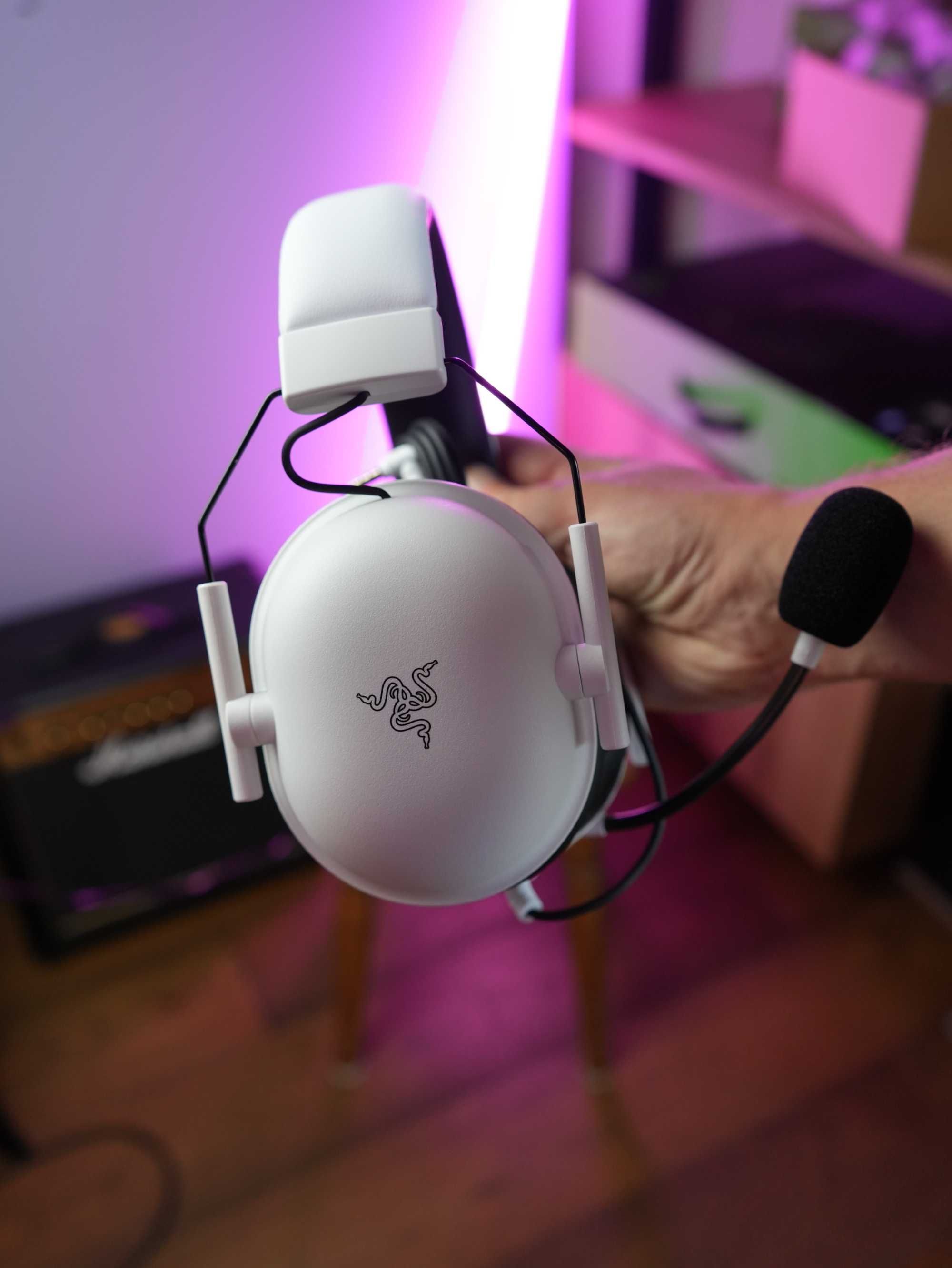 Słuchawki Razer BlackShark V2 X White | Nowe | Xbox / PC / PS / Switch