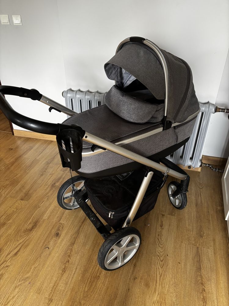 Wózek 2w1 Espiro Next plus fotelik z baza i adptery Cybex